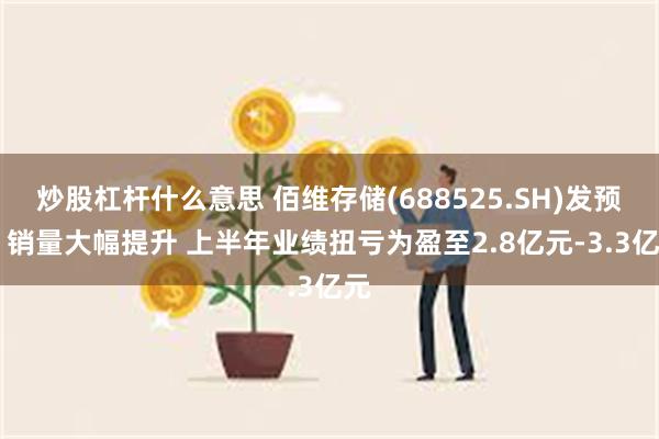 炒股杠杆什么意思 佰维存储(688525.SH)发预盈 销量大幅提升 上半年业绩扭亏为盈至2.8亿元-3.3亿元