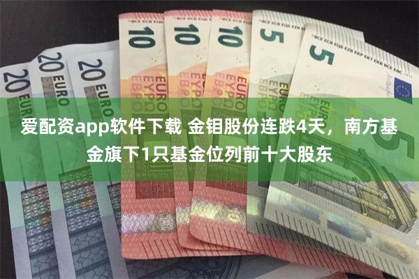 爱配资app软件下载 金钼股份连跌4天，南方基金旗下1只基金位列前十大股东