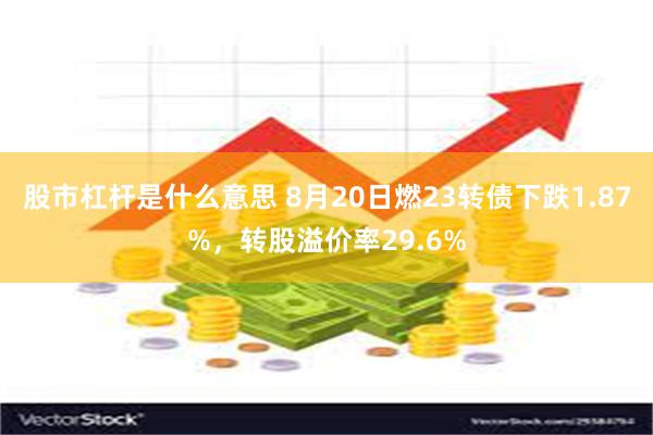 股市杠杆是什么意思 8月20日燃23转债下跌1.87%，转股溢价率29.6%