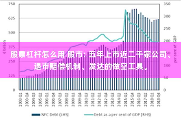 股票杠杆怎么用 股市: 五年上市近二千家公司、退市赔偿机制、发达的做空工具。