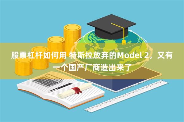 股票杠杆如何用 特斯拉放弃的Model 2，又有一个国产厂商造出来了