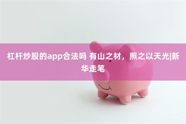 杠杆炒股的app合法吗 有山之材，照之以天光|新华走笔